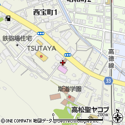 教職員共済生活協同組合　東四国事業所周辺の地図