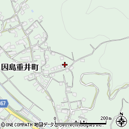広島県尾道市因島重井町1458-1周辺の地図