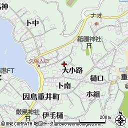 広島県尾道市因島重井町6732周辺の地図