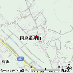 広島県尾道市因島重井町1395周辺の地図