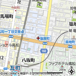 香川県高松市福田町11周辺の地図