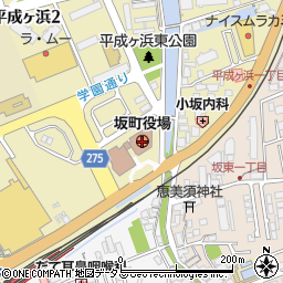 広島県坂町（安芸郡）周辺の地図
