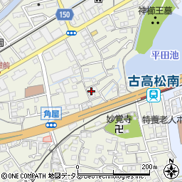 香川県高松市高松町2158-2周辺の地図