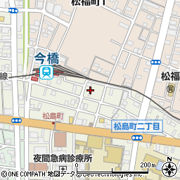 香川県高松市松島町1丁目周辺の地図