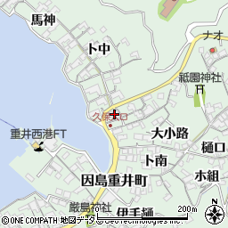広島県尾道市因島重井町6786-1周辺の地図