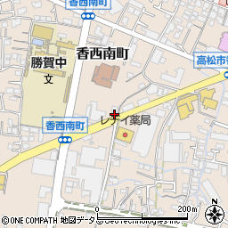 香川県高松市香西南町473周辺の地図