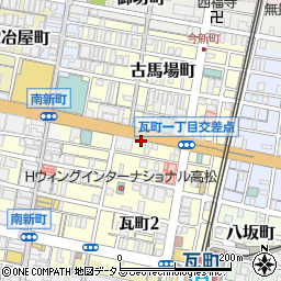 株式会社四建プラント　高松営業所周辺の地図