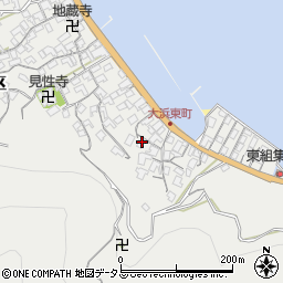 広島県尾道市因島大浜町（九区）周辺の地図