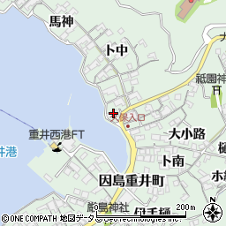 広島県尾道市因島重井町6789周辺の地図