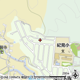 和歌山県橋本市柿の木坂23-18周辺の地図