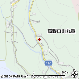 和歌山県橋本市高野口町九重398周辺の地図