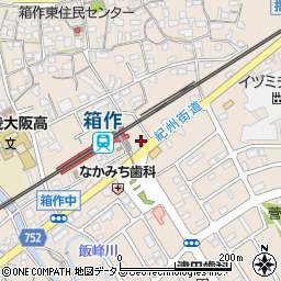 池田泉州銀行箱作駅前 ＡＴＭ周辺の地図