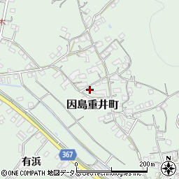 広島県尾道市因島重井町1380周辺の地図