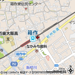 大阪府阪南市周辺の地図