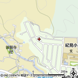 和歌山県橋本市柿の木坂23-24周辺の地図