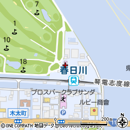 高松パブリックゴルフコース周辺の地図