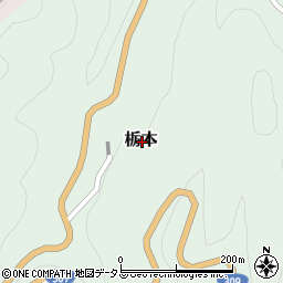 奈良県吉野郡下市町栃本周辺の地図