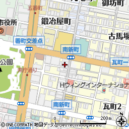 セブンイレブン高松南新町店周辺の地図
