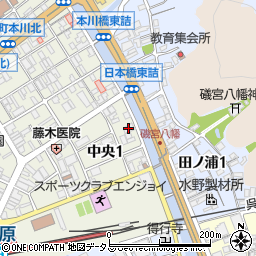 竹原生活協同組合　本部ガス灯油燃料課注文受付周辺の地図