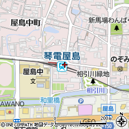 香川県高松市屋島中町270周辺の地図