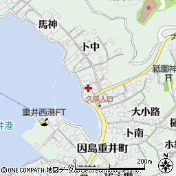 広島県尾道市因島重井町6798周辺の地図