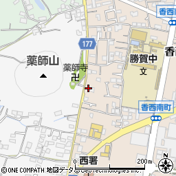 香川県高松市香西南町638周辺の地図