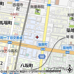 香川県高松市福田町8周辺の地図