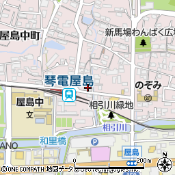 香川県高松市屋島中町256-1周辺の地図