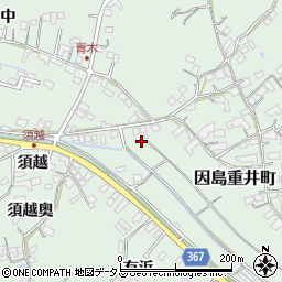 広島県尾道市因島重井町2447周辺の地図