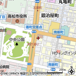 タイムズ高松亀井町駐車場周辺の地図