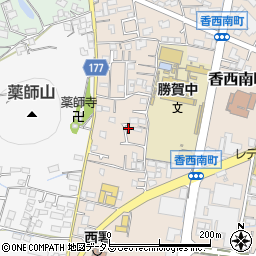 香川県高松市香西南町635-5周辺の地図