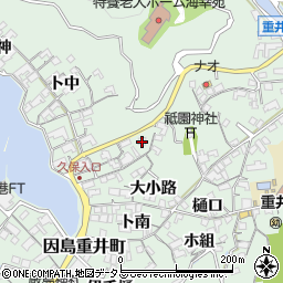 広島県尾道市因島重井町6758周辺の地図