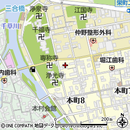 岡崎石材株式会社周辺の地図