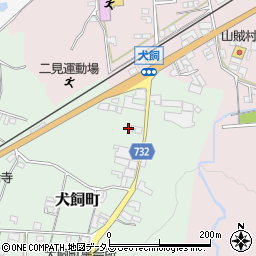 奈良県五條市犬飼町26周辺の地図