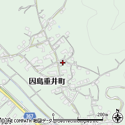 広島県尾道市因島重井町1400周辺の地図