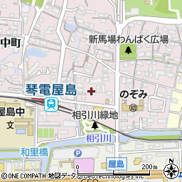 香川県高松市屋島中町217周辺の地図