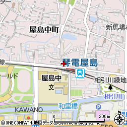 香川県高松市屋島中町262-1周辺の地図
