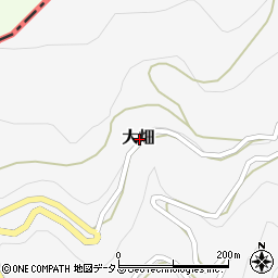和歌山県伊都郡かつらぎ町大畑周辺の地図