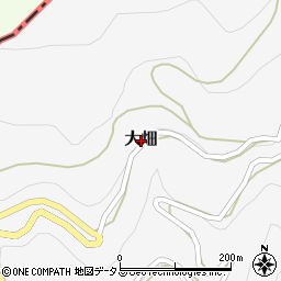 和歌山県かつらぎ町（伊都郡）大畑周辺の地図