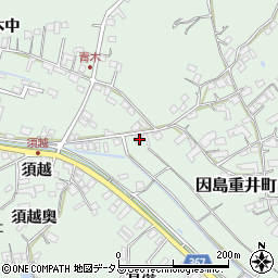広島県尾道市因島重井町2446周辺の地図