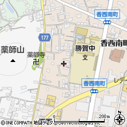 香川県高松市香西南町631-3周辺の地図