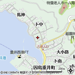 広島県尾道市因島重井町6801周辺の地図