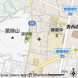 香川県高松市香西南町635-7周辺の地図