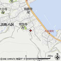 広島県尾道市因島大浜町六区周辺の地図