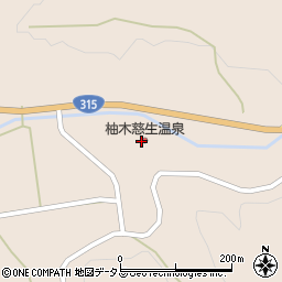 柚木慈生温泉周辺の地図