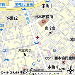 三井住友銀行洲本支店周辺の地図