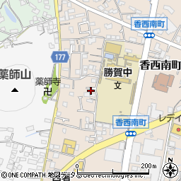 香川県高松市香西南町632周辺の地図