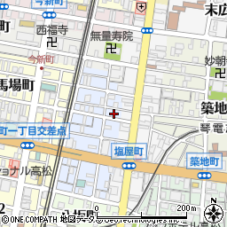 香川県高松市福田町7周辺の地図