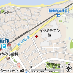 セブンイレブン阪南箱作店周辺の地図
