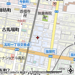 香川県高松市福田町6周辺の地図